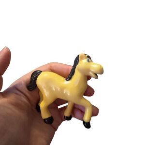vtg 90s Sesame Street Farm plastic Buster horse pony cake topper replacement toy